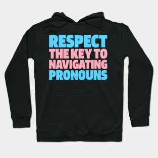 Pronouns Trans Pride Equality Nouns Queer Nonbinary Hoodie